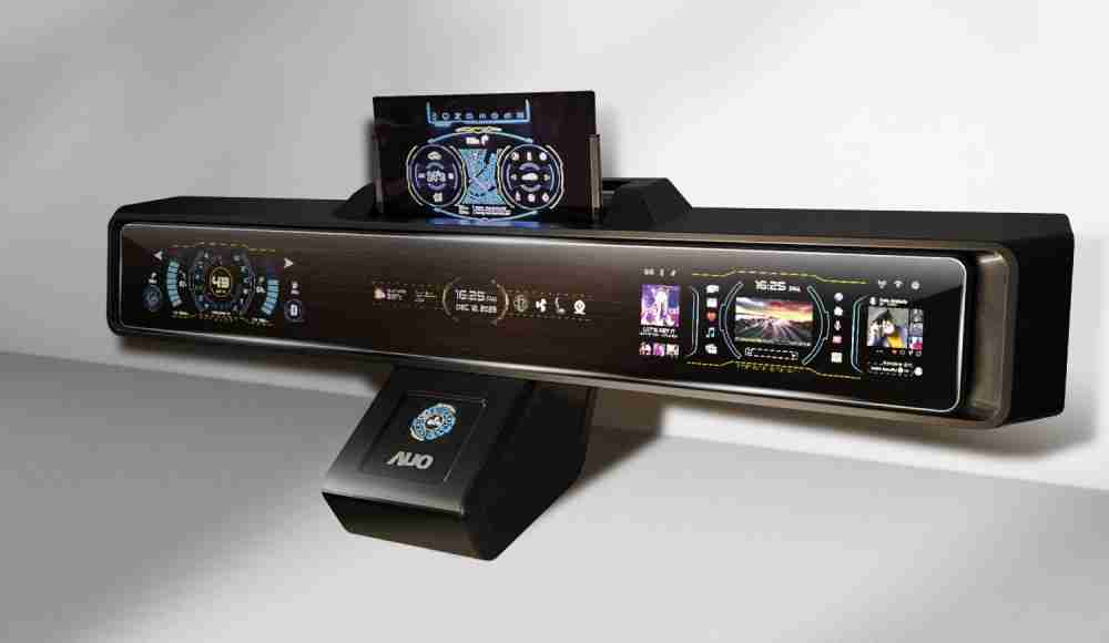 开云电子Micro LED沉浸式车舱显示方案结合 可卷式、、可伸缩的Micro LED应用并可呈现不同的质感纹路，，展现人性化设计