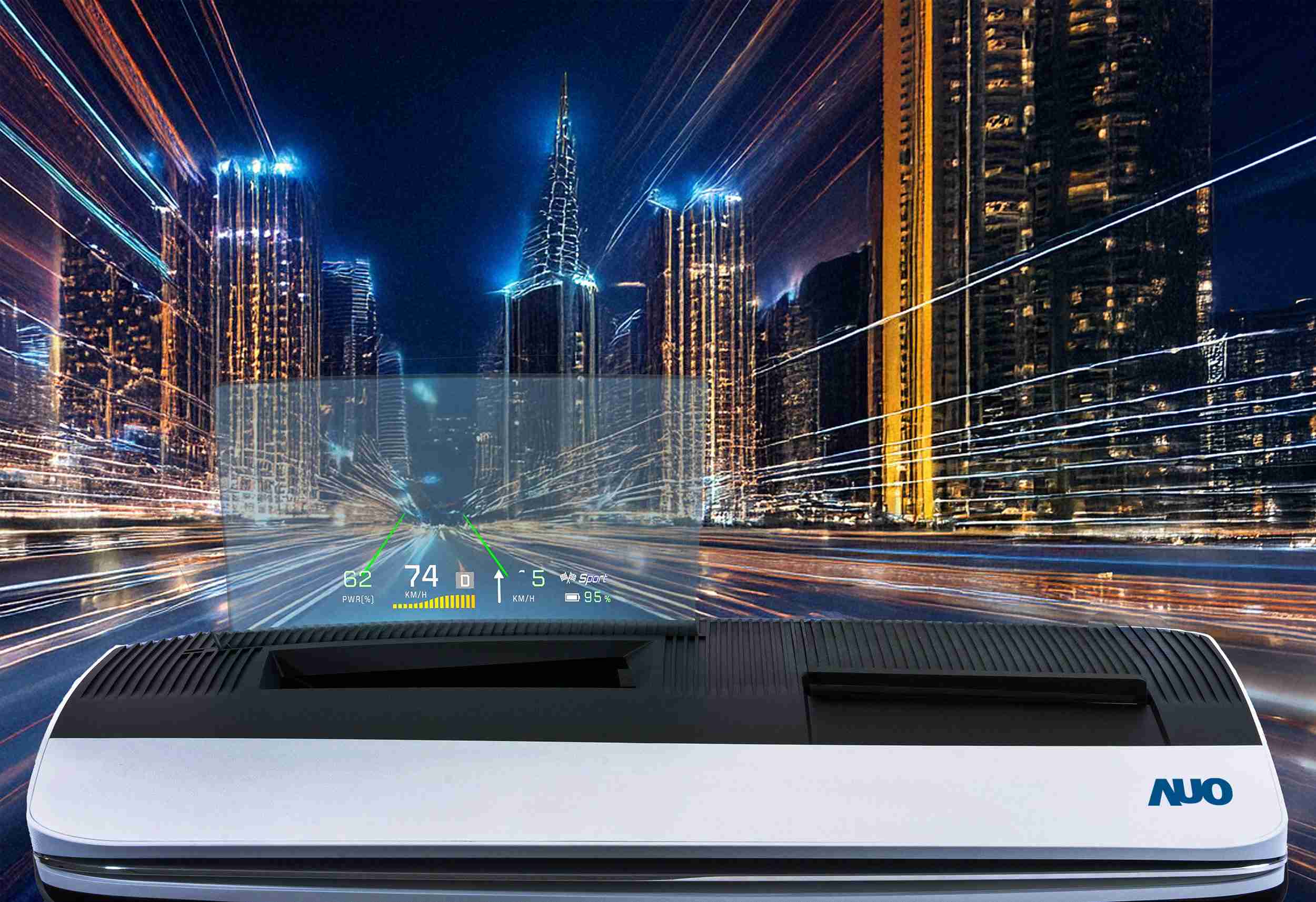 开云电子推出13吋Micro LED抬头显示器，，提供高入眼亮度、、、、高色彩饱和度的显示质量，，，在阳光下或黑暗中都清晰可见，，，，并利用Micro LED模块体积小的优势，，解决车用空间有限的痛点